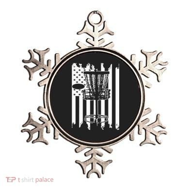 Disc Golf Usa Flag Ornament