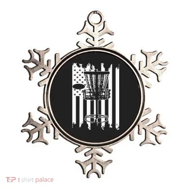 Disc Golf Usa Flag Ornament