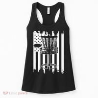 Disc Golf Usa Flag Women's Tank Top thumb 0