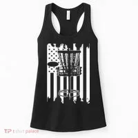 Disc Golf Usa Flag Women's Tank Top thumb 0