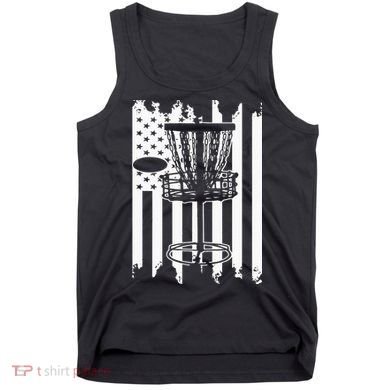 Disc Golf Usa Flag Tank Top