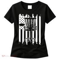 Disc Golf Usa Flag Women's T-Shirt thumb 0