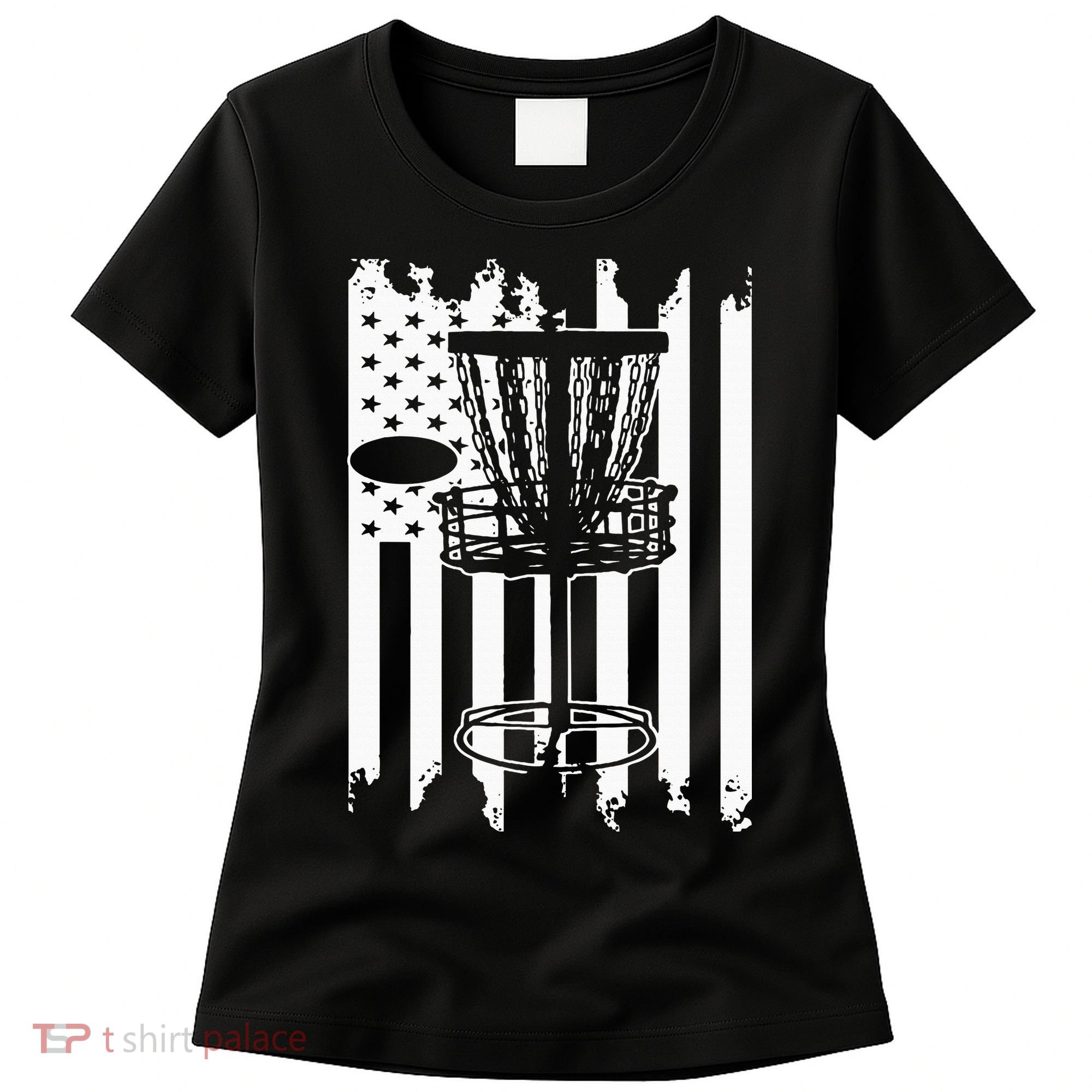 Disc Golf Usa Flag Women's T-Shirt