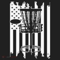 Disc Golf Usa Flag Women's Sweatshirt thumb 2
