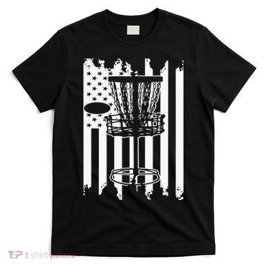 Disc Golf Usa Flag T-Shirt