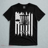 Disc Golf Usa Flag T-Shirt thumb 5