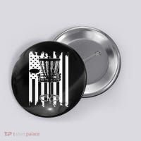 Disc Golf Usa Flag Button thumb 0