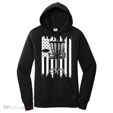 Disc Golf Usa Flag Women's Hoodie