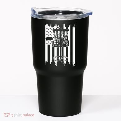 Disc Golf Usa Flag Tumbler