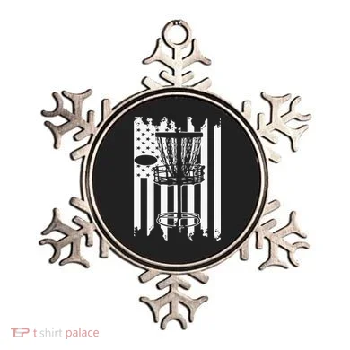 Disc Golf Usa Flag Ornament