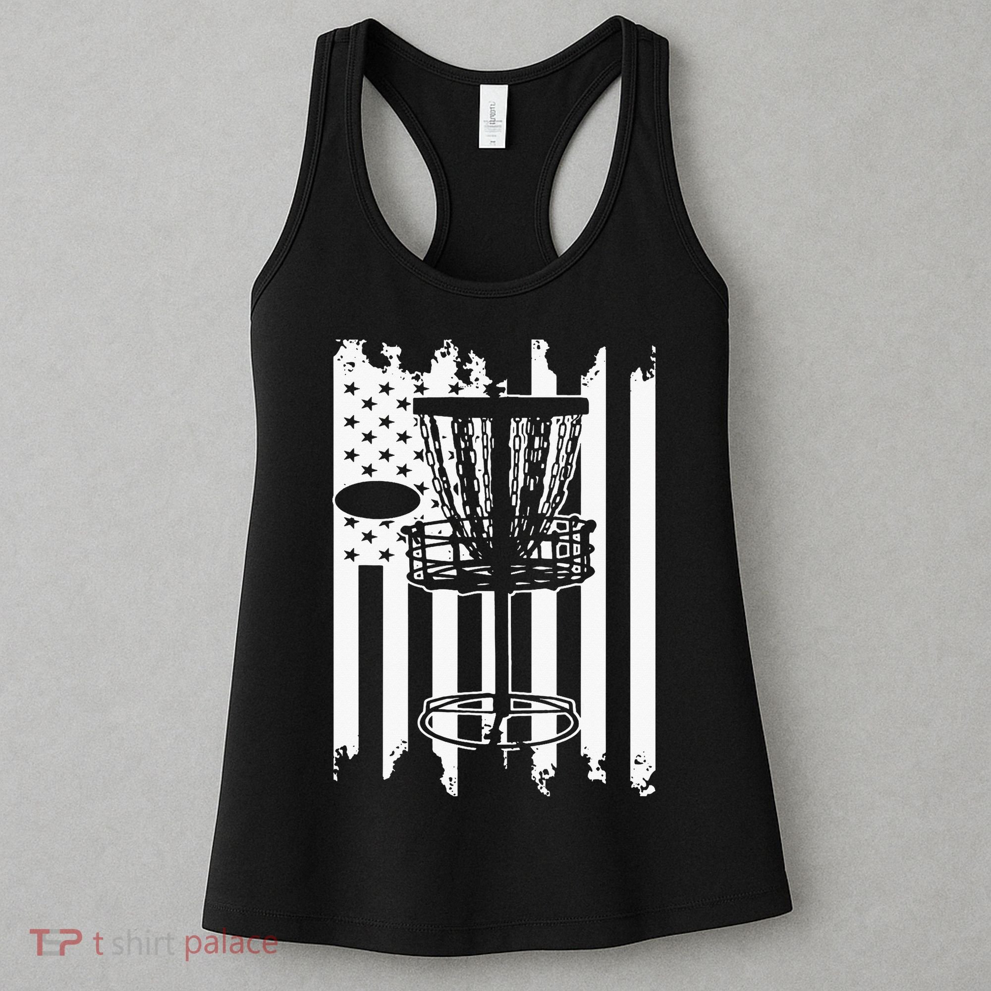 Disc Golf Usa Flag Women's Tank Top