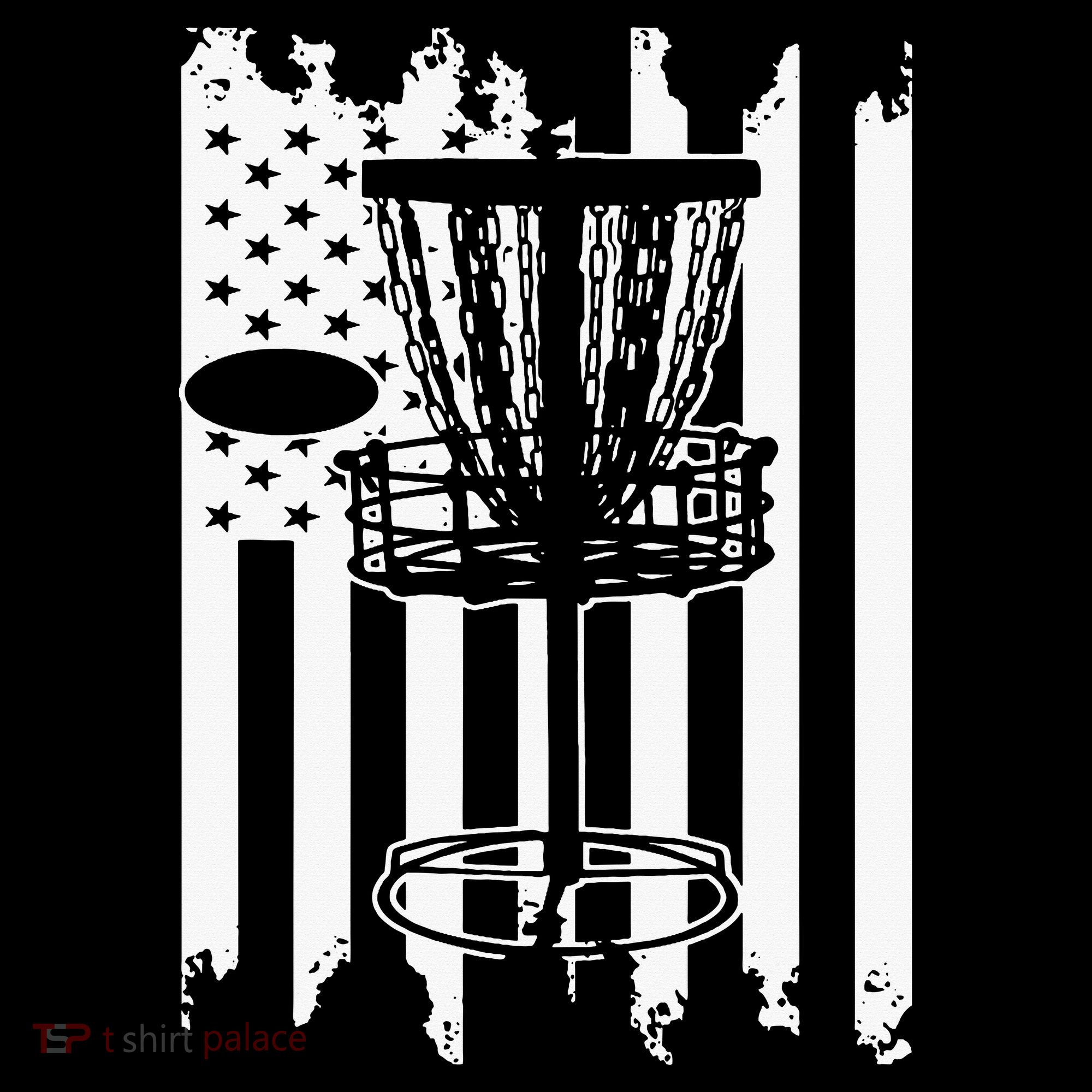 Disc Golf Usa Flag Toddler Hoodie
