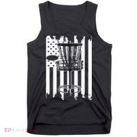 Disc Golf Usa Flag Tank Top thumb 0