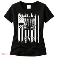 Disc Golf Usa Flag Women's T-Shirt thumb 0