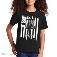 Disc Golf Usa Flag Kids T-Shirt thumb 2