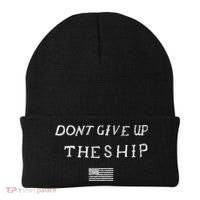 Dont Give Up The Ship Us Flag DonT Patriot Independence Gift Beanie thumb 0