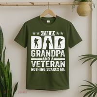 Dad Grandpa Vietnam Veteran Vintage Gift T-Shirt thumb 2