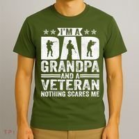 Dad Grandpa Vietnam Veteran Vintage Gift T-Shirt thumb 3