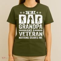 Dad Grandpa Vietnam Veteran Vintage Gift T-Shirt thumb 4