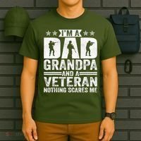 Dad Grandpa Vietnam Veteran Vintage Gift T-Shirt thumb 6