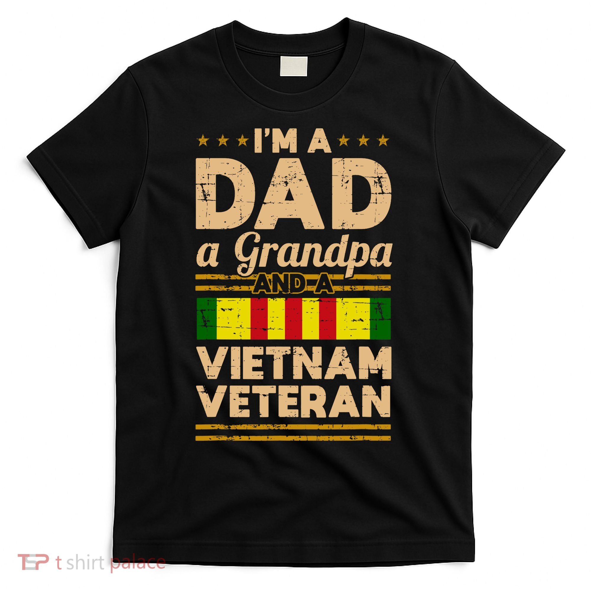 Dad Grandpa Vietnam Veteran VintageS Gift T-Shirt