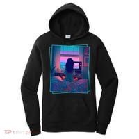 Dreamy Girl Vaporwave Anime Chill 90s Ethereal Alt Aesthetic Women's Hoodie thumb 0
