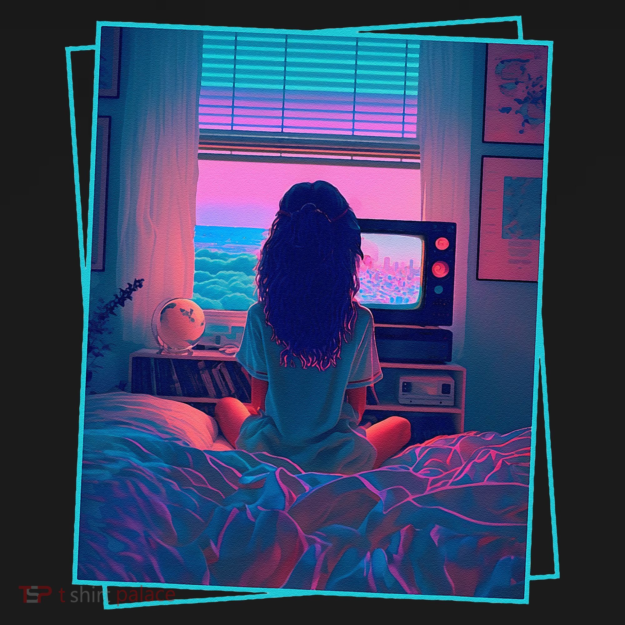 Dreamy Girl Vaporwave Anime Chill 90s Ethereal Alt Aesthetic Women's Hoodie