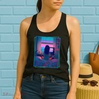 Dreamy Girl Vaporwave Anime Chill 90s Ethereal Alt Aesthetic Women's Tank Top thumb 2