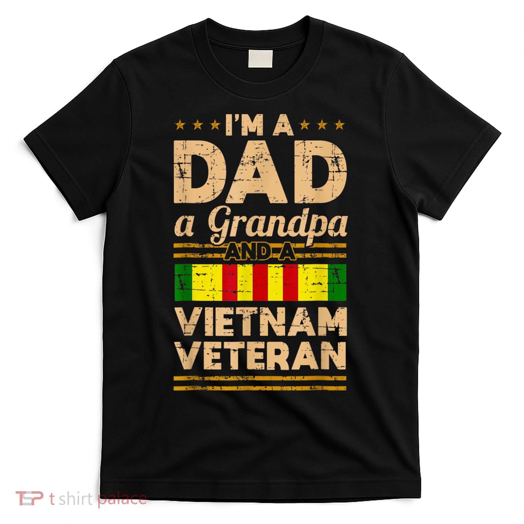 Dad Grandpa Vietnam Veteran Vintage T-Shirt