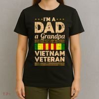 Dad Grandpa Vietnam Veteran Vintage T-Shirt thumb 4