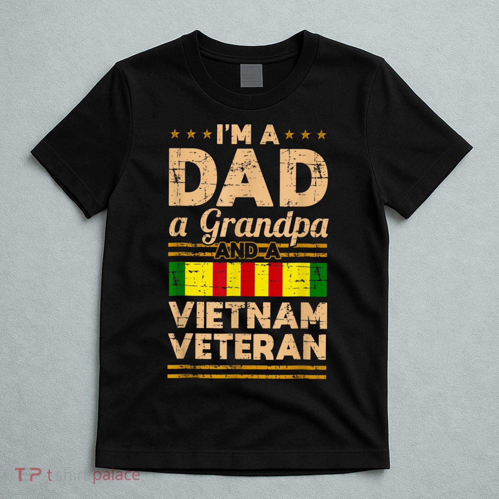 Dad Grandpa Vietnam Veteran Vintage T-Shirt