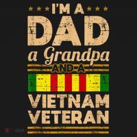 Dad Grandpa Vietnam Veteran Vintage T-Shirt thumb 7