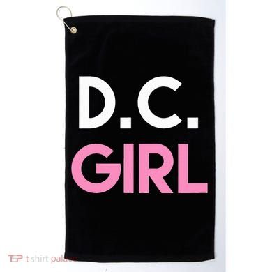 Dc Girl Washington Dc Golf Towel
