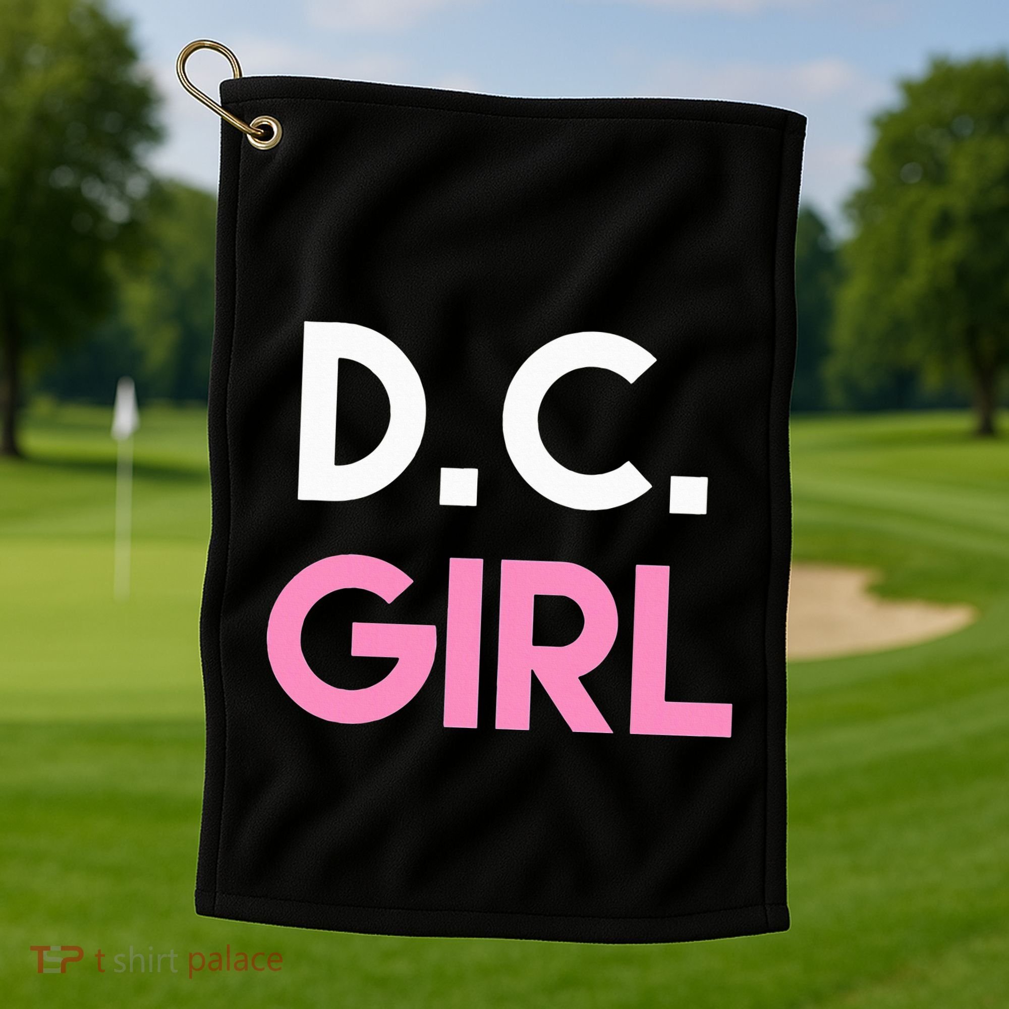 Dc Girl Washington Dc Golf Towel