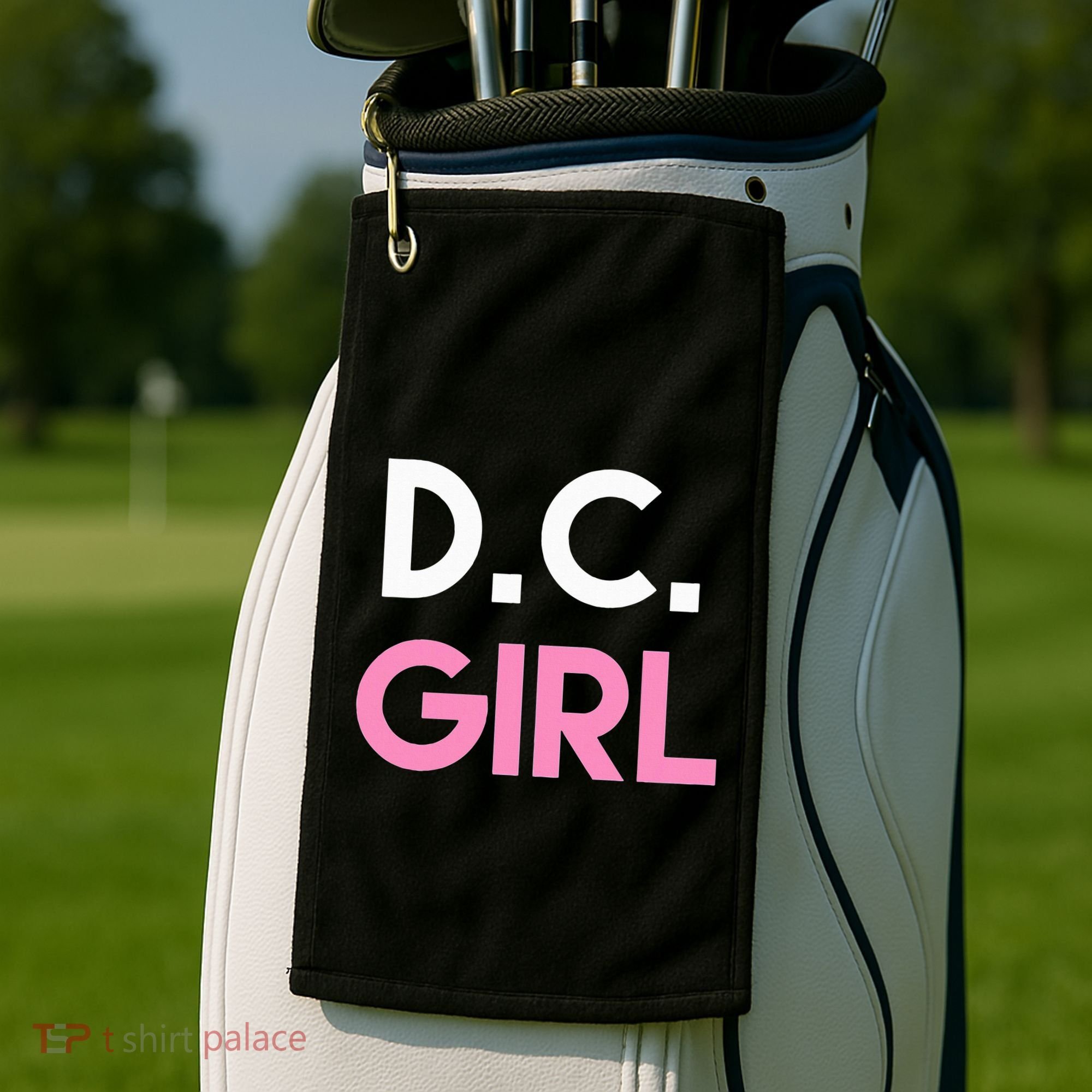 Dc Girl Washington Dc Golf Towel