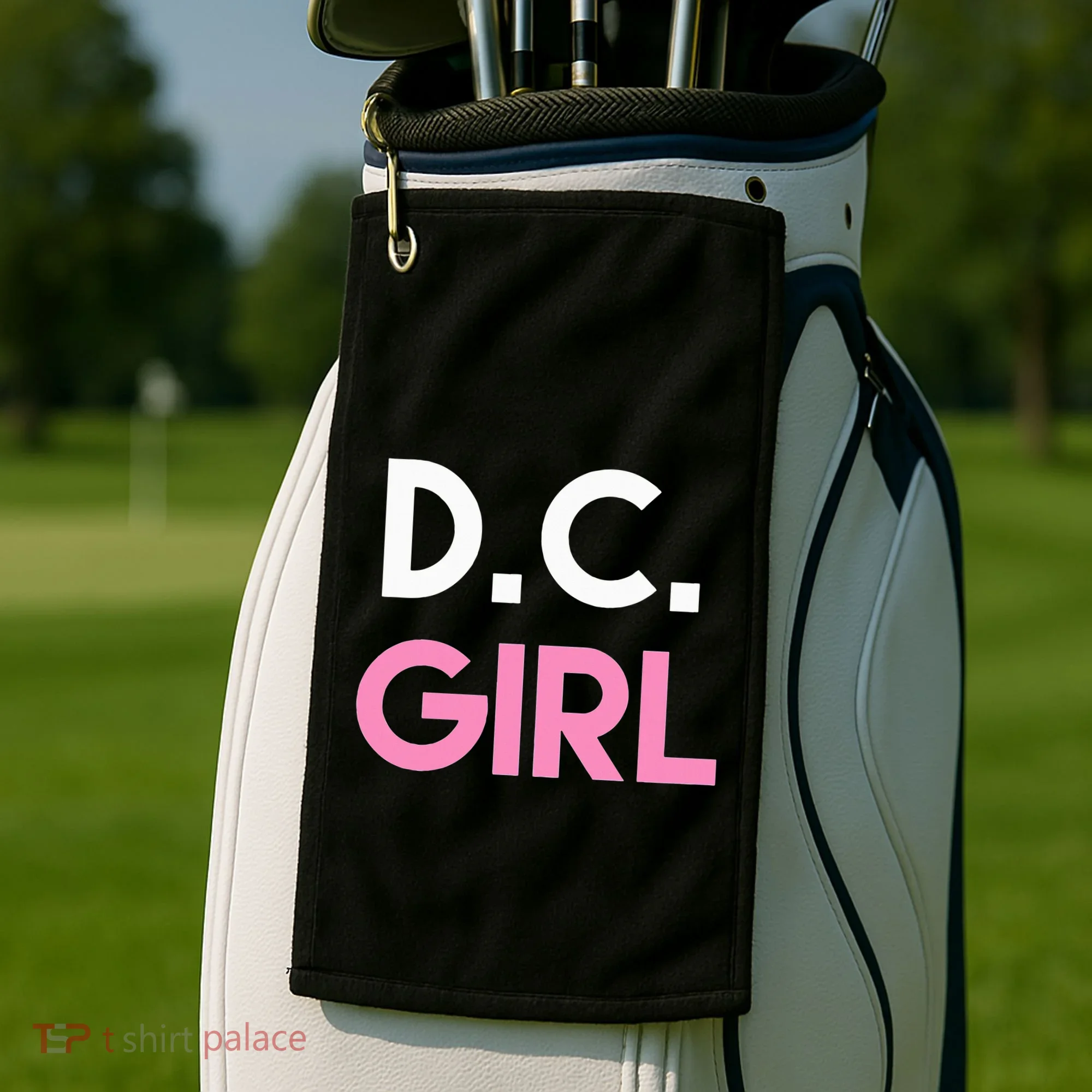 Dc Girl Washington Dc Golf Towel