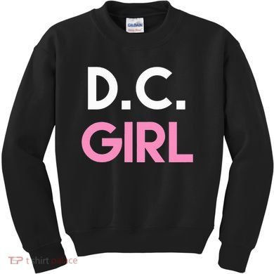 Dc Girl Washington Dc Kids Sweatshirt