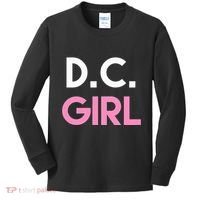 Dc Girl Washington Dc Kids Long Sleeve Shirt thumb 0