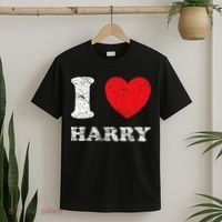 Distressed Grunge Worn Out Style I Love Harry T-Shirt thumb 2