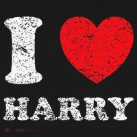 Distressed Grunge Worn Out Style I Love Harry Mousepad thumb 1