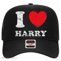 Distressed Grunge Worn Out Style I Love Harry Hat thumb 0