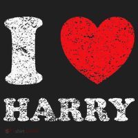 Distressed Grunge Worn Out Style I Love Harry Golf Towel thumb 3