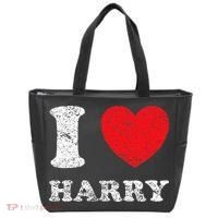 Distressed Grunge Worn Out Style I Love Harry Tote Bag thumb 0