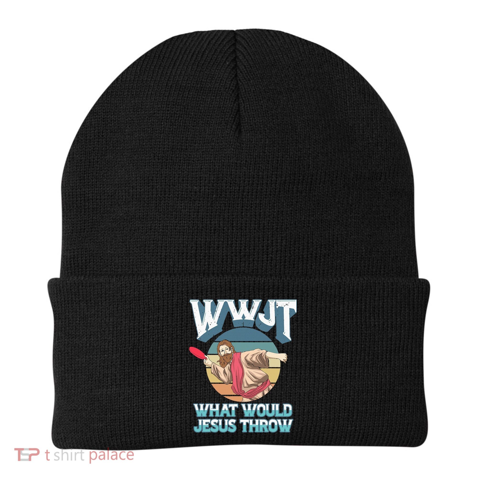 Disc Golf Wwjt What Would Jesus Throw Frisbee Golf Christian Beanie