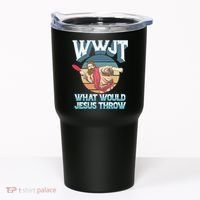 Disc Golf Wwjt What Would Jesus Throw Frisbee Golf Christian Tumbler thumb 0