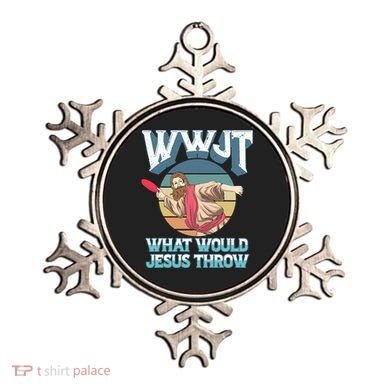 Disc Golf Wwjt What Would Jesus Throw Frisbee Golf Christian Ornament