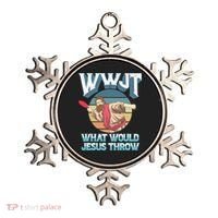 Disc Golf Wwjt What Would Jesus Throw Frisbee Golf Christian Ornament thumb 0