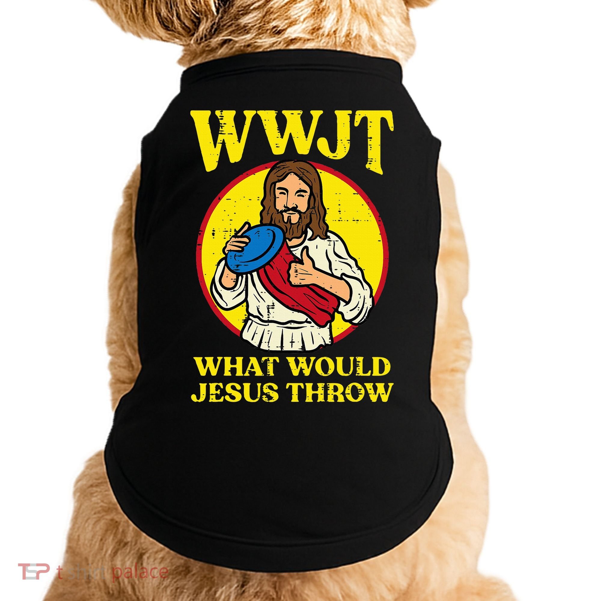 Disc Golf Wwjt What Would Jesus Throw Frisbee Doggie Tank