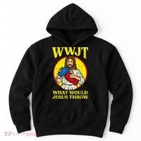 Disc Golf Wwjt What Would Jesus Throw Frisbee Hoodie thumb 0