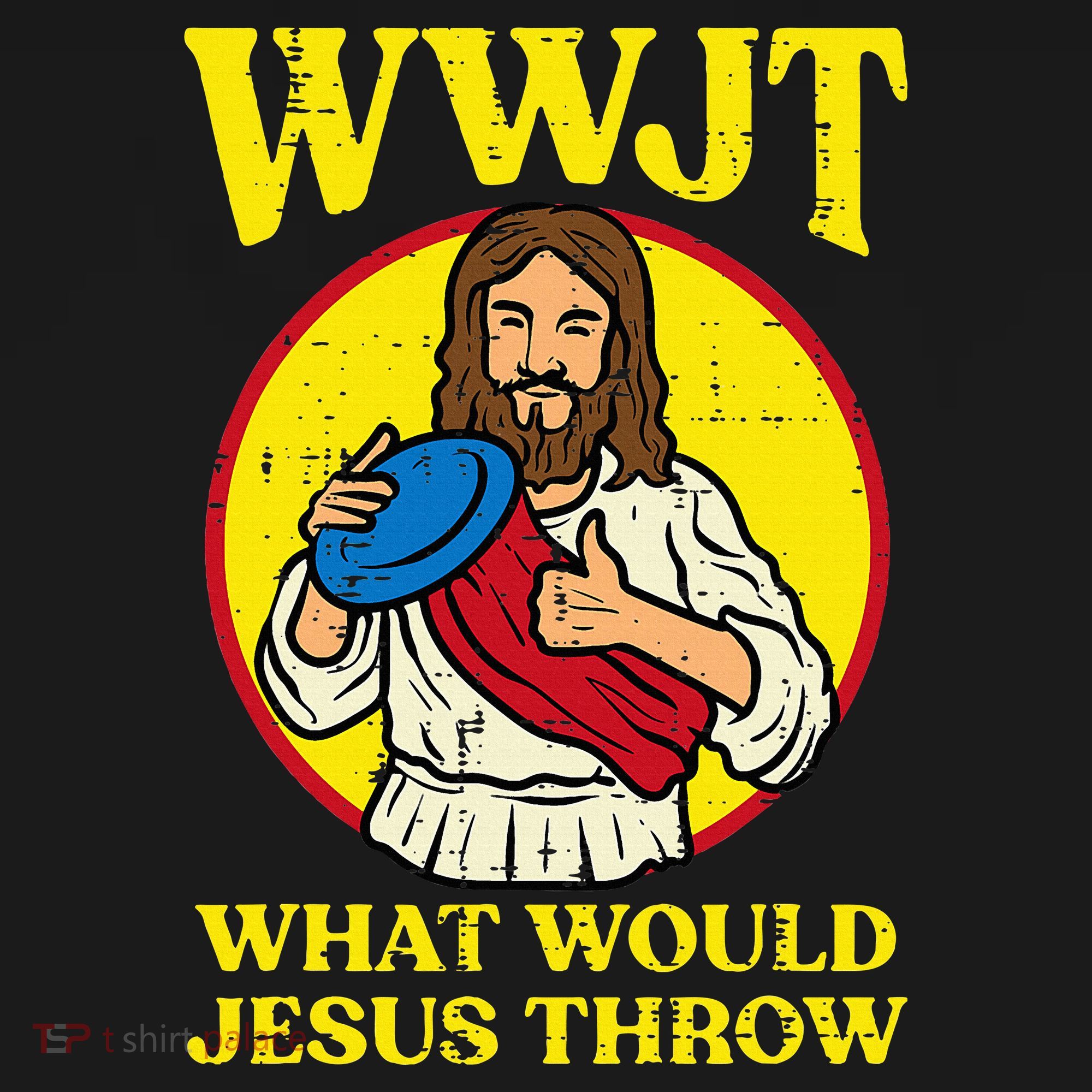 Disc Golf Wwjt What Would Jesus Throw Frisbee Apron